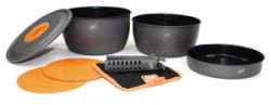 Komplet naczyń turystycznych 3 Non-Stick
