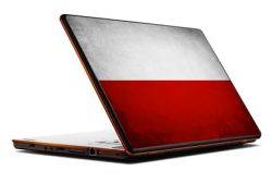 Naklejka na laptopa Flaga Polski