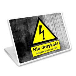 Naklejka na laptopa Nie dotykać