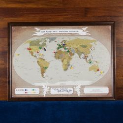 Mapa Podróży - Świat 